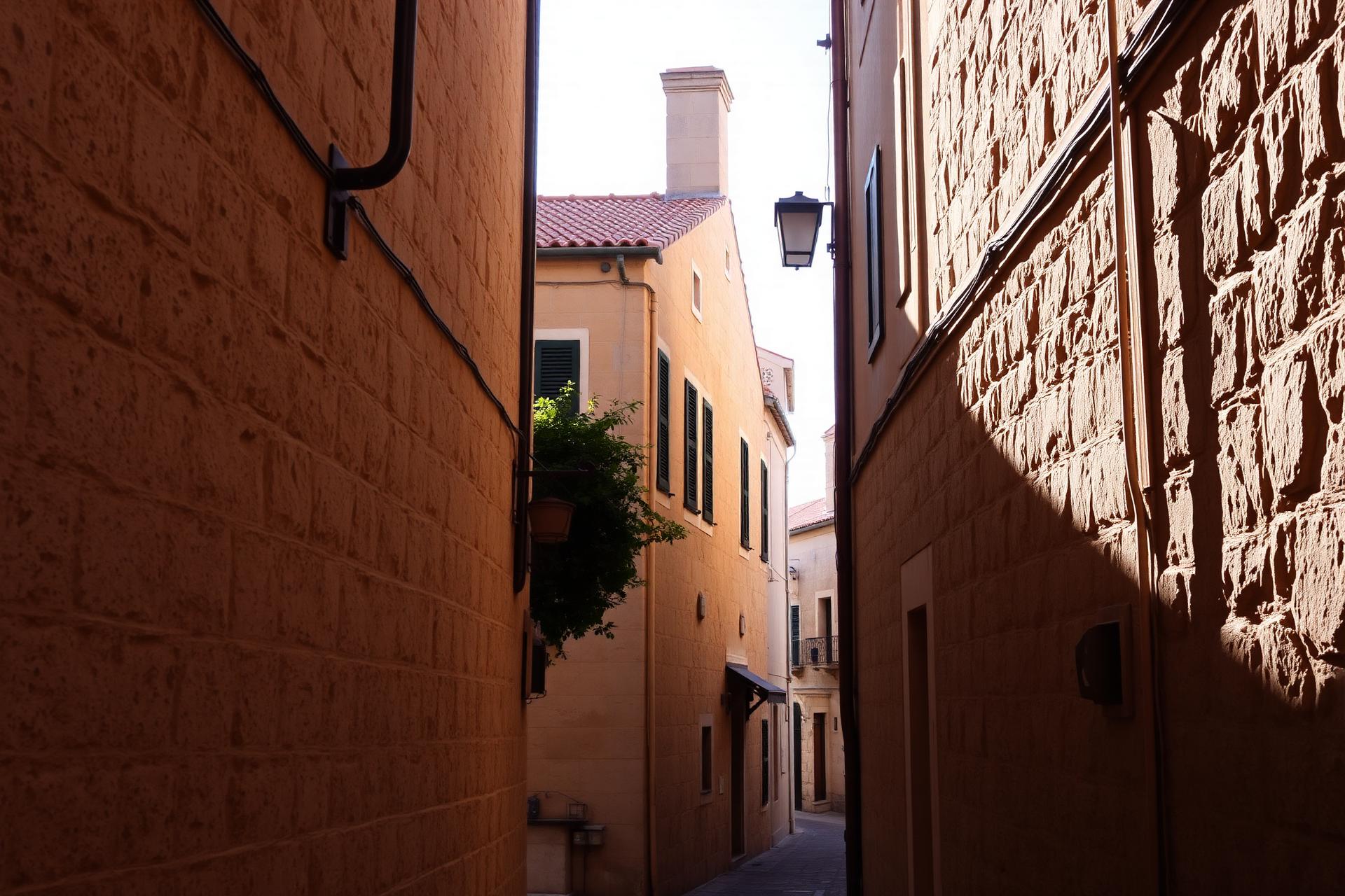 Dubrovnik narrow stone street